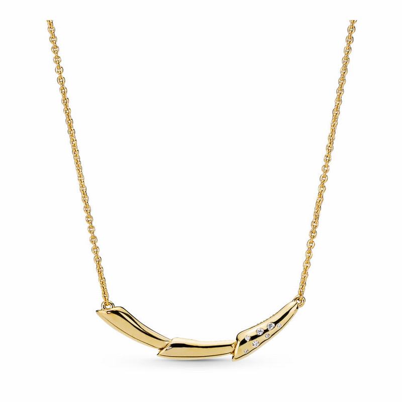 Pandora Shine™ Flower Stem Necklace Gold Egypt TQ8173942